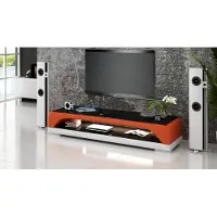Xl Moebel Gmbh RTV TV SIDEBOARD LEDER GLAS TISCH FERNSEH SCHRANK TISCH DESIGNER LOWBOARD Mo.H