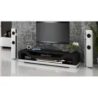 Xl Moebel Gmbh RTV TV SIDEBOARD LEDER GLAS TISCH FERNSEH SCHRANK TISCH DESIGNER LOWBOARD Mo.F