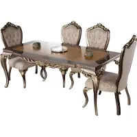 AEA Esszimmer Esstisch Stuhl Set Gruppe Garnitur Tisch Tische Garnitur Luxus 5tlg.