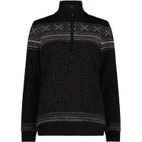 CMP 7h86505 Half Zip Sweater Noir 3XL Femme