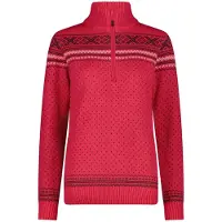 CMP 7h76505 Half Zip Sweater Rouge M Femme