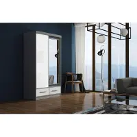 AEA Étagères de chambre à coucher Armoire Étagère Armoire 120cm
