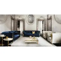 AEA Sofagarnitur Sofa Couch 3 Sitzer (ohne 2+1) Designer Möbel Classisch Barock