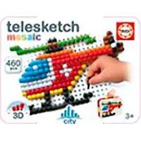Educa Telesketch Pixel Art City Board Game Multicolore Enfants