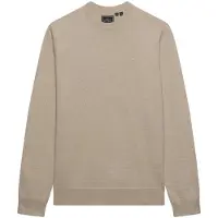 Superdry Homme Pull Essentiel Léger en Laine Mélangée Cream Taille: M