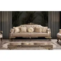 Xl Moebel Gmbh Dreisitzer Sofa 3 Sitzer Sofa Sofas Stoff Barock Rokoko Couch Design Wohnzimmer