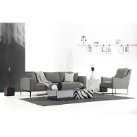 Xl Moebel Gmbh Sofagarnitur 2 Sitzer Sessel Zweisitzer Stoff Sofas Modern Design Grau