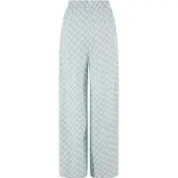 Urban Classics Pantalon 'Resort' bleu / blanc