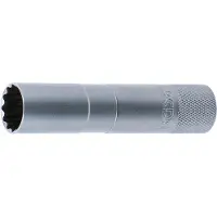 Bgs Douille de bougie à retenue en caoutchouc douze pans 10 mm (3/8") 16 mm