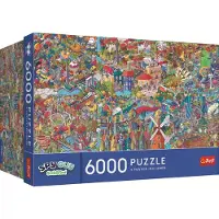 Trefl Puzzle 300 pièces « Spy Guy » - « Seek & Find City Break » de
