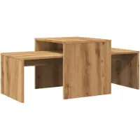 vidaXL Table basse Artisan-Chêne 100x48x40 cm Bois composite