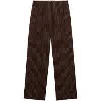 Superdry pour femme. W7011248A Pantalon rayé marron (XXS), Casuel, Classique, Polyester