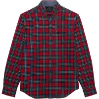 Superdry Cotton Lumberjack Long Sleeve Shirt Rouge XL Homme