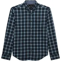 Superdry Chemise marine / bleu clair / blanc