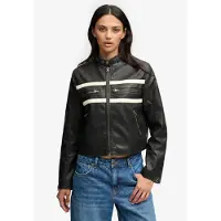 Superdry Veste mi-saison noir / blanc naturel