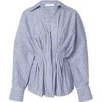 Rich & royal Chemisier bleu foncé / blanc