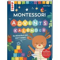 Sonstige Verlage Calendrier de l'Avent Montessori : Comptez les jours jusqu'à Noël avec 24 pages à découvrir