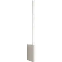 Zafferano Brilliant Applique Led 1 Lumière En Aluminium Or, Design Cylindrique Minimaliste Pour Intérieur, Technologie Triac Graduable, H 70.2 Cm