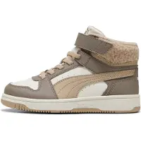 Puma Baskets Rebound Slam Mid Cozy AC+ PS, couleur taupe, taille 35