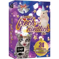 Sonstige Verlage Jeu de cartes pour calendrier de l'Avent : Soyons espiègles et adorables - 24 adorables créatures de Noël pour vous