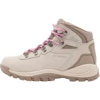 Columbia - Chaussures de randonnée imperméables - Newton Ridge Plus Waterproof Amped Dark Stone Cosmos en Cuir - Taille 38 - Beige