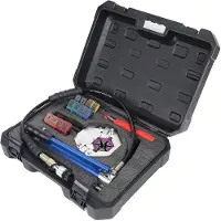 OEM Kit de sertissage pour tuyaux hydrauliques, comprenant 7 jeux d'outils de sertissage, fonctionnement manuel, couleur noire
