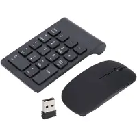 Gistuch Ensemble de souris sans fil, prêt à l'emploi, technologie sans fil 2,4 GHz, sensibilité de 1200 DPI, combinaison de souris durable, idéale pour le bureau à domicile