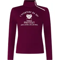 Protest Holker Active Long Sleeve T-shirt Violet L Femme