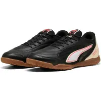 Puma Chaussure de football Truco IV pour hommes, couleur : noir et rouge, taille : 42 EU