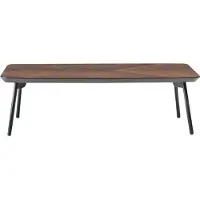 AEA Table basse longue Table d'appoint Table en bois Bois Marron Brand New