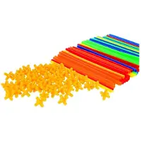 Mega Creative Pailles de construction 108 pièces