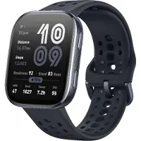 Xiaomi Bip 6 Black 5 cm (1.97") AMOLED Numérique 390 x 450 pixels Écran tactile Noir GPS (satellite)