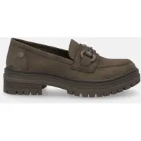 Refresh pour femme. 17142202-KAKI Mocassins 171422 kaki (39), Plat, 3 à 5 cm, Aucun, Casuel, Vert, Imitation cuir, Classique