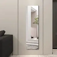Famanu Miroir mural , format vertical - 160 x 45 cm, disponible en noir ou en blanc