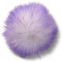 Crocs Accessoires : Jibbitz "Long Hair Puff" rose, pour chaussures