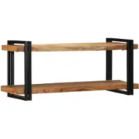 vidaXL Etagère murale 110x33x45 cm bois massif acacia