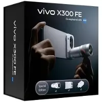 Vivo X300 FE 5G, couleur noire, avec chargeur Ch90w et kit photographique