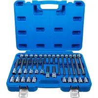 Bgs 5182 Assortiment de douilles à embout 12,5 (1/2), profil en T, 32 pièces