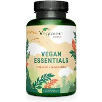 Vegavero , Complexe d'éléments essentiels pour les végétaliens | 120 capsules | Complexe de vitamines et de minéraux | produit végan