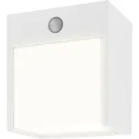 Rabalux 7479 Applique extérieure Balimo, 12W, 4000K, 560lm, aluminium, blanc, blanc neutre, IP44, 13cm