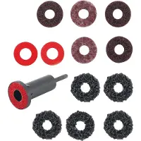 Bgs Jeu de meuleuses de moyeu de roue pour boulons filetés et boulons d'écrou de roue 14 pièces - 9736