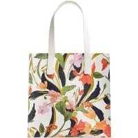 Ted Baker sac à main Flossy Floral Printed Small Icon Bag Cream écru coloré