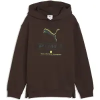Puma Street Relaxed Hoodie Marron 13-14 Years Garçon