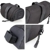 Benza Sacoche de selle Ibenzoa, en polyester imperméable (28 x 15 cm), fermeture éclair, détails réfléchissants, sangles réglables, légère et durable