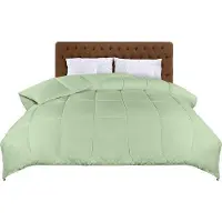 Benza Ibenzoa Couette légère toute saison, 155 x 220 cm, vert sauge – Garnissage en polyester (fibre creuse siliconée) de 200 g/m², lavable en machine