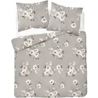 Detexpol Home Satin Literie Coton satiné Fleurs 160x200