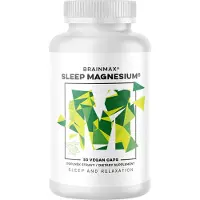 BrainMax Sleep Magnesium, 320 mg, 50 gélules (magnésium, GABA, L-théanine, vitamine B6, jus de cerise acide)