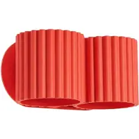 Sollux Applique AURA 2 rouge G9 2xG9 8W aluminium 10x12x21cm Lighting