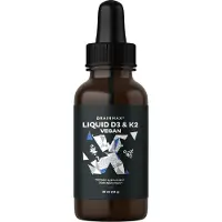 BrainMax , Gouttes liquides végétales D3 et K2, 30 ml