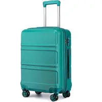 Benza Valise de voyage en polycarbonate Benzoa – robuste, résistante aux chocs, avec roulettes réglables et verrouillables, système de fermeture des charnières et compartiment intérieur modulable